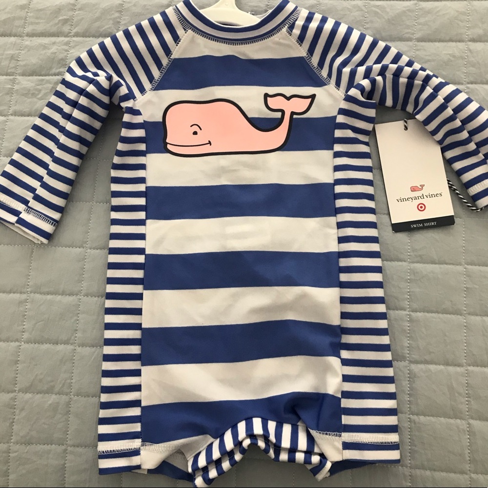 Vineyard Vines swim shirt romper